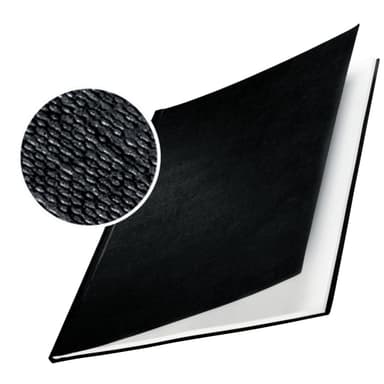 Leitz ImpressBIND-kansi, kova, musta A4 7 mm, 10 kpl 