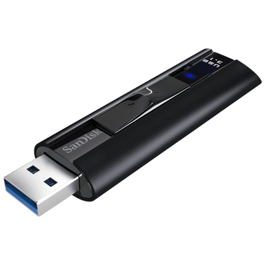 SanDisk Extreme Pro 256GB USB A-tyyppi Musta