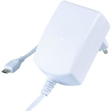 Raspberry Pi Micro USB Power Supply White 