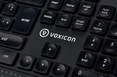 Voxicon Wireless Näppäimistö 602Wl Black Pohjoismainen