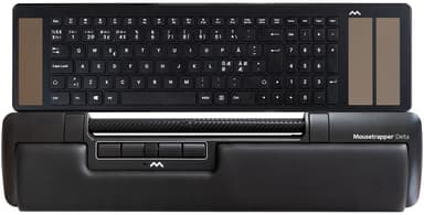 Mousetrapper Delta Regular & Type Keyboard combo USB A-tyyppi 400dpi