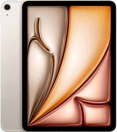 Apple iPad Air (2024) Wi-Fi + Cellular 11" 256GB Tähti­valkea