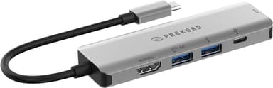 Prokord USB-C Hub 4K@60hz HDMI/USB/PD USB 3.2 Gen 1 (3.1 Gen 1) Type-C