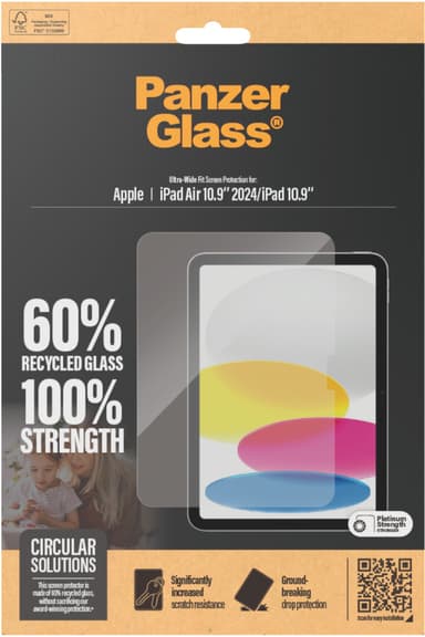 Panzerglass Ultra-Wide Fit iPad 10.9" 10th gen iPad Air 11" (2024)