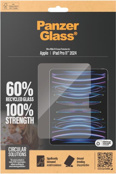 Panzerglass Ultra-Wide Fit iPad Pro 11" (2024)