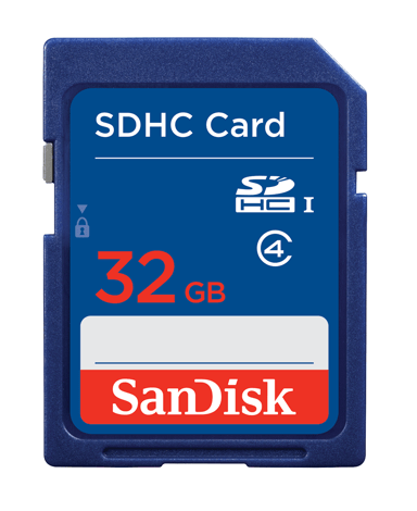 SanDisk Standard 32GB SDHC