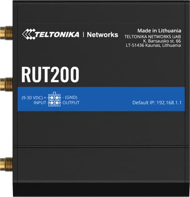Teltonika RUT200 Industrial Wireless LTE Router 