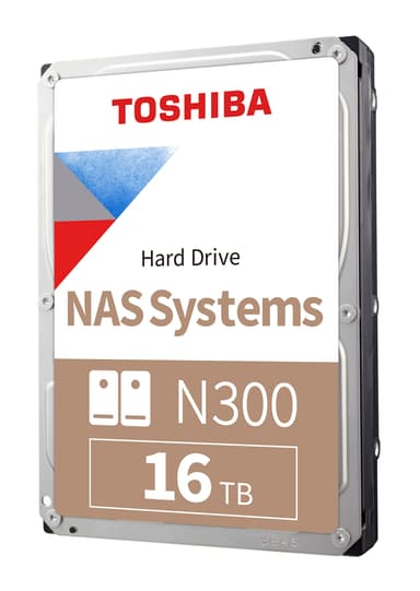 Toshiba N300 16TB BULK 3.5" 7200r/min SATA 6.0 Gbit/s HDD