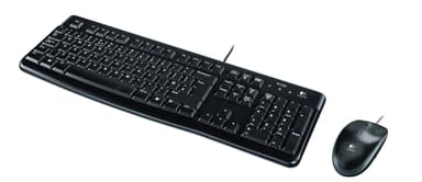 Logitech Desktop MK120 Nordisk Tastatur- og mussett 