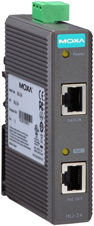 Moxa Gigabit PoE-injector 30W - (Kuppvare klasse 2) 