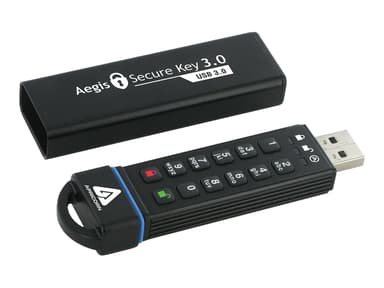 Apricorn Aegis Secure Key 3.0 60GB USB A-tyyppi Musta