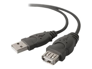 Belkin Pro Series USB-Förlängningskabel 3m 4-stifts USB typ A Hane 4-stifts USB typ A Hona