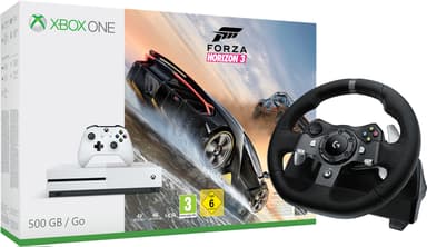 Microsoft Xbox One S + Forza 3 + Logitech G920 