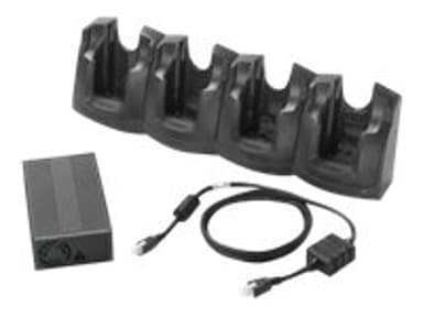 Zebra Batterilader for opptil 4 batterier, inkl. strømadapter – MC3100/3190/3200 