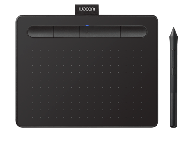 Wacom Intuos Pen Tablet Bluetooth Small Black Tegneplate