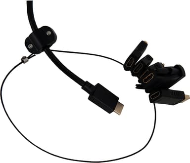 Prokord Video Adapter Kit Full DVI-D DisplayPort DisplayPort Mini HDMI Micro HDMI Mini Hann HDMI Hunn Svart 