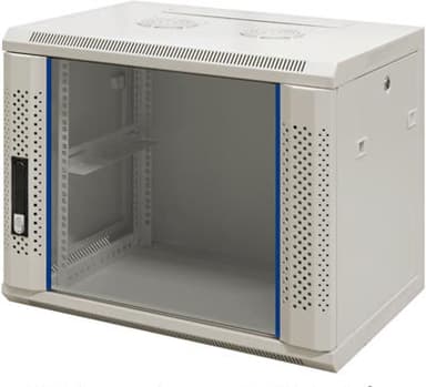 Toten 19" Wall Cabinet 12U 600X450 Glassdoor White - (Löytötuote luokka 2) 