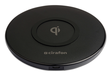 Cirafon Qi-lader 10 watt Qc2.0 Svart