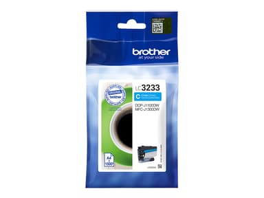 Brother Blekk Cyan 1.5K LC3233C - MFC-J1300 