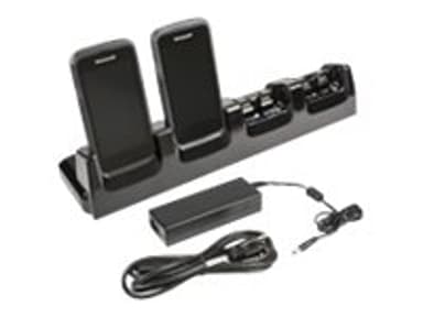 Honeywell Charging Station Kit 4-Slot With Power - Dolphin CT50/C Musta