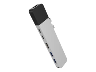 Hyper HyperDrive NET USB-C Hub - Silver USB-C Mini-dockningsenhet