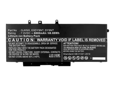 Coreparts Batteri til bærbar PC (tilsvarer: Dell 451-BBZG, Dell GJKNX, Dell 5YHR4, Dell DY9NT, Dell 0DY9NT) 