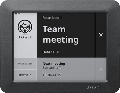 Visionect Joan 6 Room Booking Touch Display WiFi 6" Zwart 