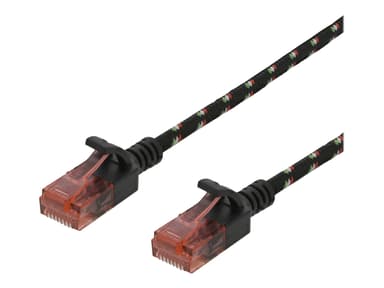 Deltaco Koblingskabel RJ-45 RJ-45 CAT 6a 1.5m Svart