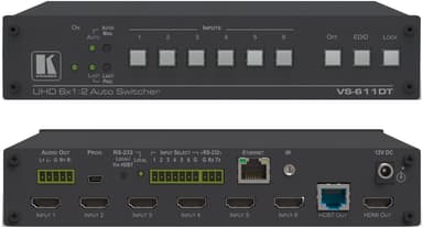 Kramer VS-611DT HDMI/HDBaseT Extended Reach PoE Auto Switcher 