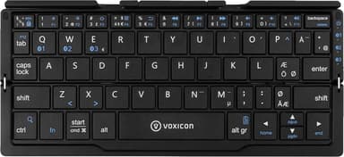 Voxicon Bluetooth Mini 199B för Tablet Metal Trådlös Nordisk Tangentbord