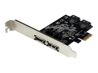 Startech 2 Port PCI Express SATA 6 Gbps eSATA Controller Card 