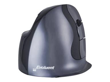 Bakker Evoluent D Large Trådlös 3200dpi Vertikal mus Svart
