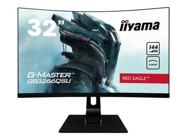 iiyama G-MASTER Red Eagle GB3266QSU-B1 32" 2560 x 1440 16:9 VA 144Hz 