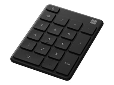 Microsoft Number Pad Trådløs Svart 