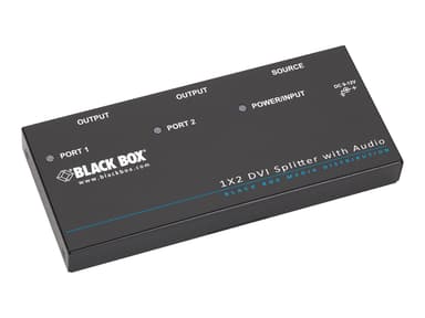 Black Box DVI-D Splitter - 2-Port Audio HDCP 