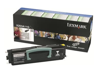 Lexmark Värikasetti Musta Return PROGRAM - X203A11G 
