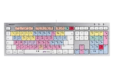 Logickeyboard Avid Pro Tools Mac Alba Uk/Eng Kabelansluten Brittisk