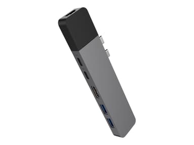 Hyper HyperDrive NET USB-C Hub - Space Gray USB-C Mini-dock 