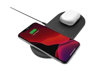 Belkin Dual Wireless Charging Pad 2X15w Sort