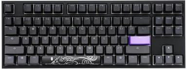 Ducky One 2 TKL Cherry MX Red Kablet Nordisk Tastatur