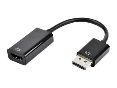 Prokord HDMI-sovitin 0.2m DisplayPort HDMI Musta