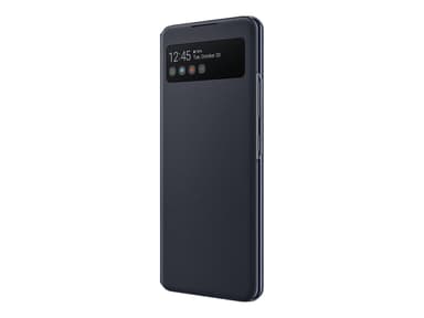 Samsung A42 Smart S View Cover Black Galaxy A42 5G Musta