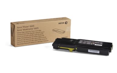 Xerox Toner Geel 6k - Phaser 6600//Wc6605 
