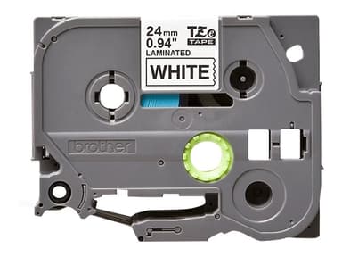 Brother Tape TZe-SL251 24mm Self Laminated Black/White 