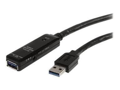 Startech 5m USB 3.0 Actieve Verlengkabel 5m 9-pins USB type A Male 9-pins USB type A Female 