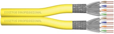Digitus Bulkkabel CAT 7a SFTP, PiMF Gul 500m