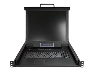 Startech 16 Port Rackmount VGA KVM Console with Keyboard 