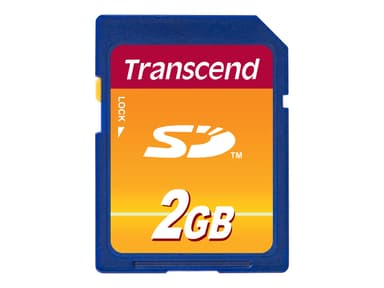 Transcend Flash-Minneskort 2GB SD-minneskort