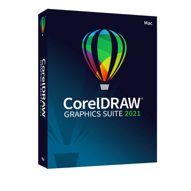 Corel CorelDraw Graphics Suite 2021 Eng/Sve Mac Box Full version