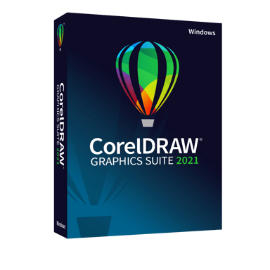 Corel CorelDraw Graphics Suite 2021 Eng/Fi Windows Box 